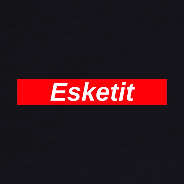 Esketit // Red Box Logo by FlexxxApparel